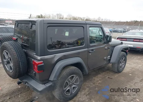 2019 Jeep Wrangler Sport из США, поврежденный, VIN 1C4GJXAG5KW601954